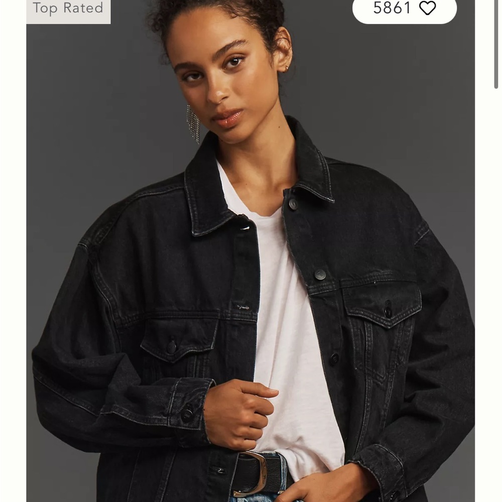 Women's Black Denim Jacket